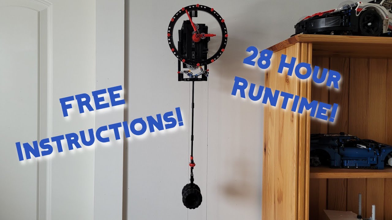 LEGO Pendulum Clock - FREE Instructions!!!