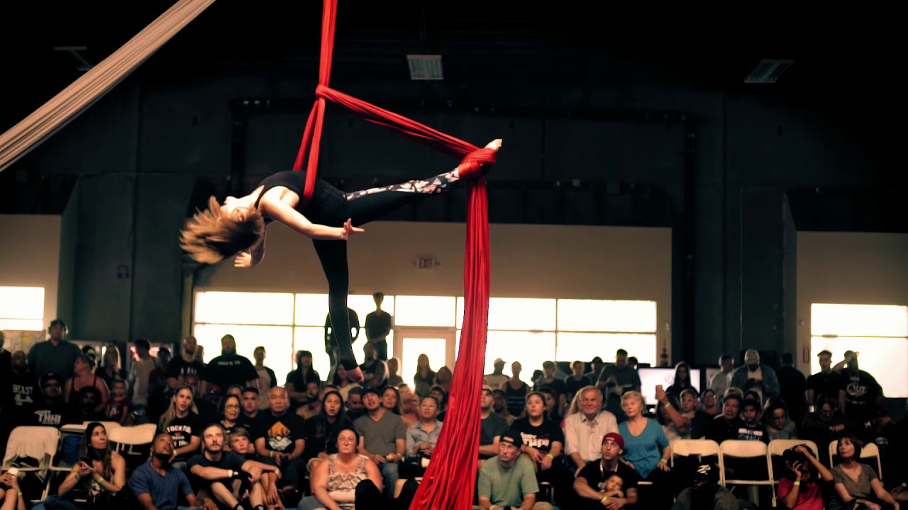 Aerial Silk Performance - IKF Tournament Half Time Show