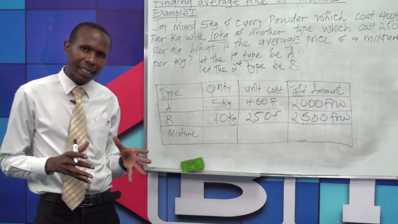 MATH Lesson 16  Topic : Mixture.   sub Topic :Finding the average price of mixtures