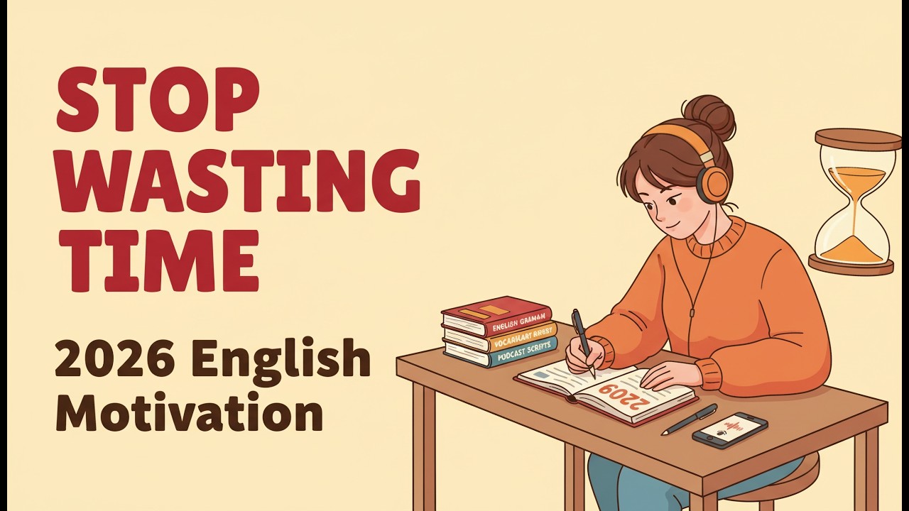 Don't Wasting Time In 2026 | English Podcast For Learning English | Motivation