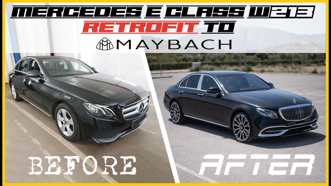Maybach Mercedes E class w213 Complete Body kit  convert to Maybach by Tolias Edition 1st in Europe