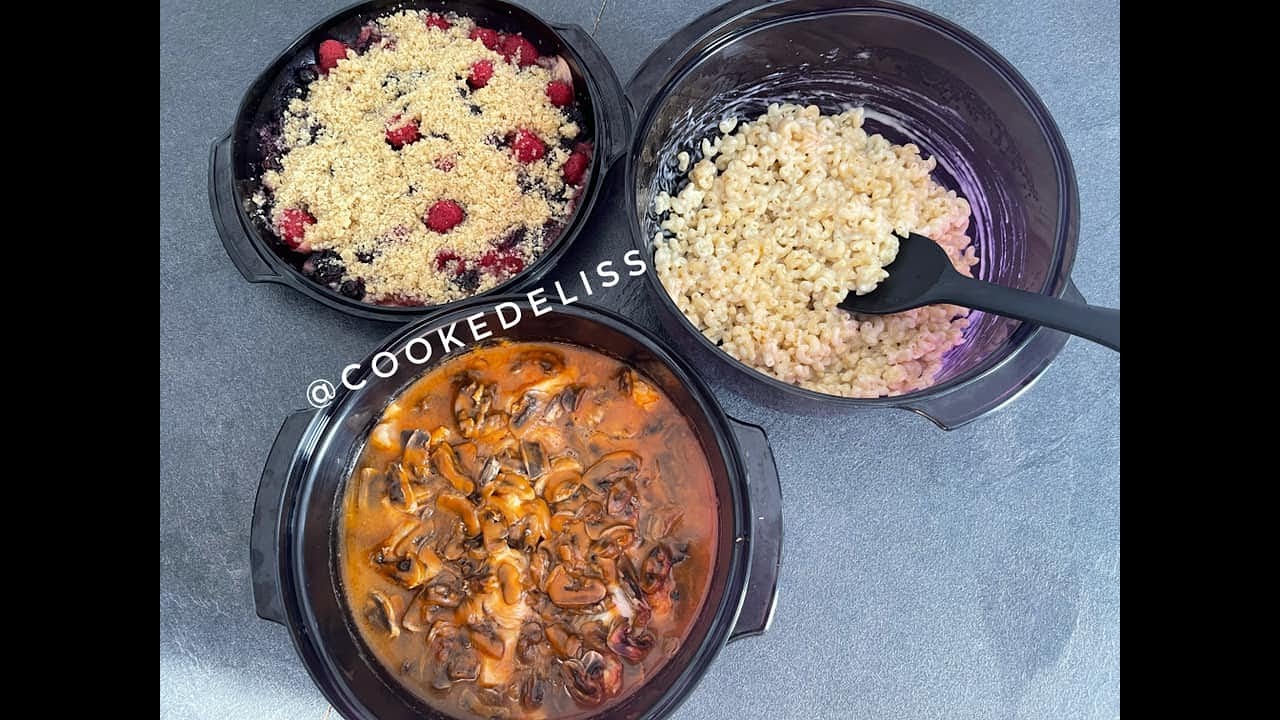 Découvrez 3 recettes dans le micro 3 Tupperware