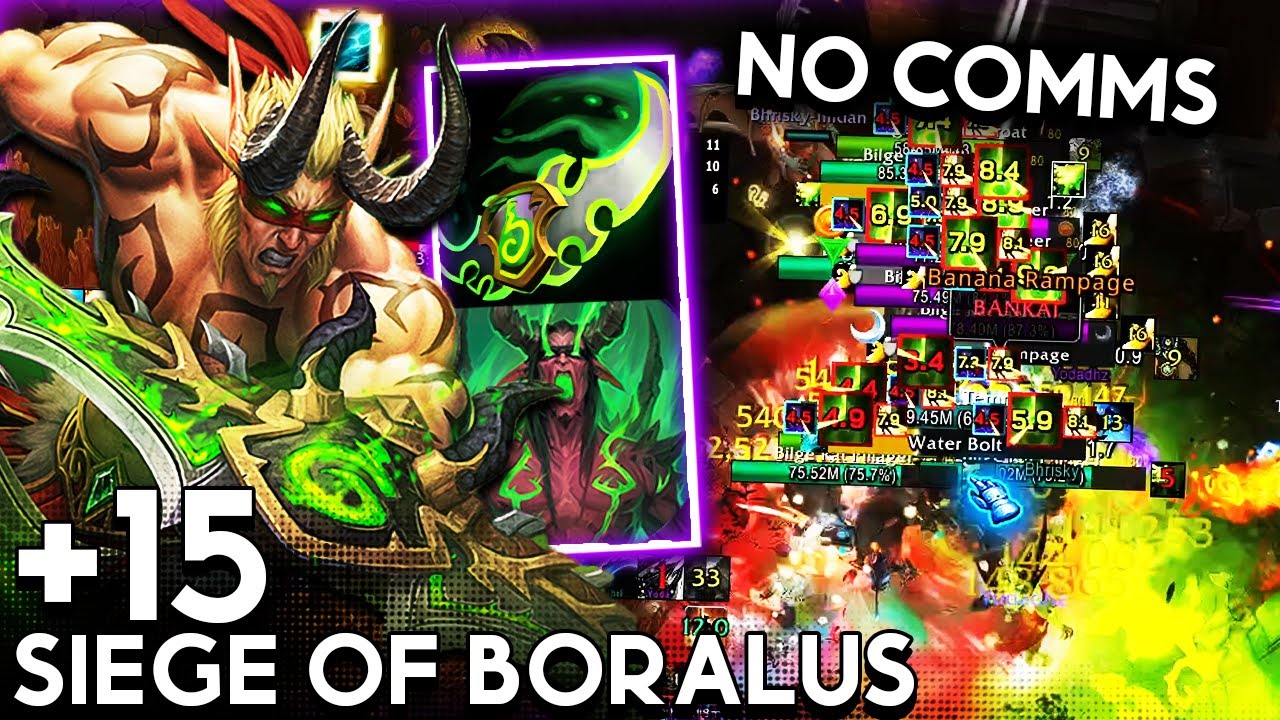 Siege of Boralus +15 no comms | Fel-scarred VDH | TWW SEASON 1 M+