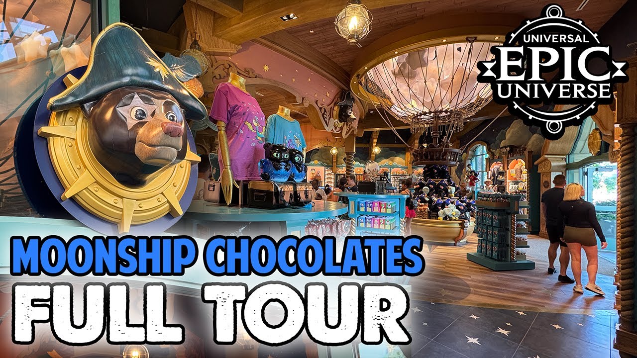Moonship Chocolates & Celestial Sweets - Full Shop Tour from Universal Epic Universe