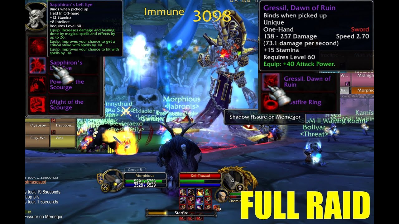 FULL UNCUT Gigachad 82 Minute NAXX Clear - 99 Parses - *DISCORD GONE WILD* - SoM II WR - Classic WoW