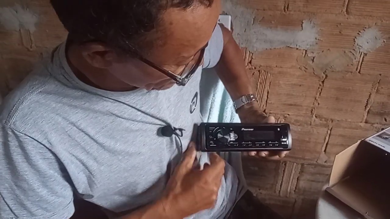 APARELHO DE SOM PARA CARRO PIONEER MVH 145BR COM SAÍDA PRÉ AMPLICADA E BLUETOOTH 5.4