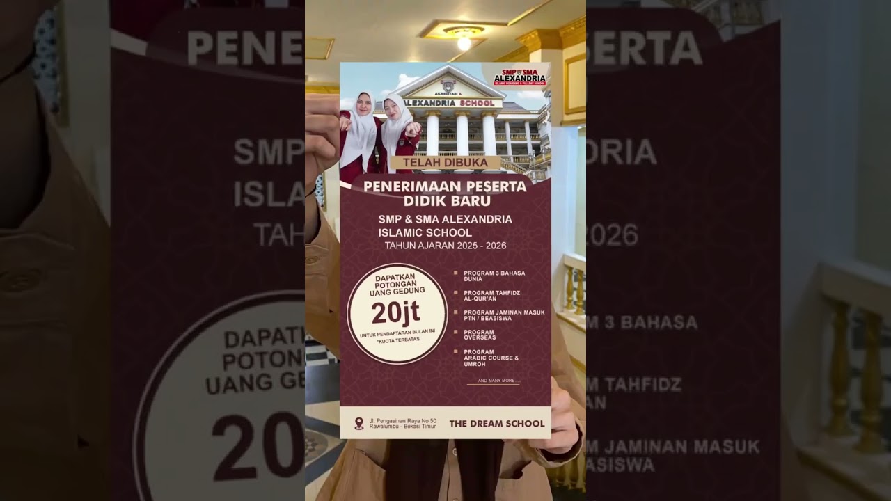 Masih bingung daftar sekolah? Ke Alexandria Islamic School ajaa~ #sekolahislambekasi