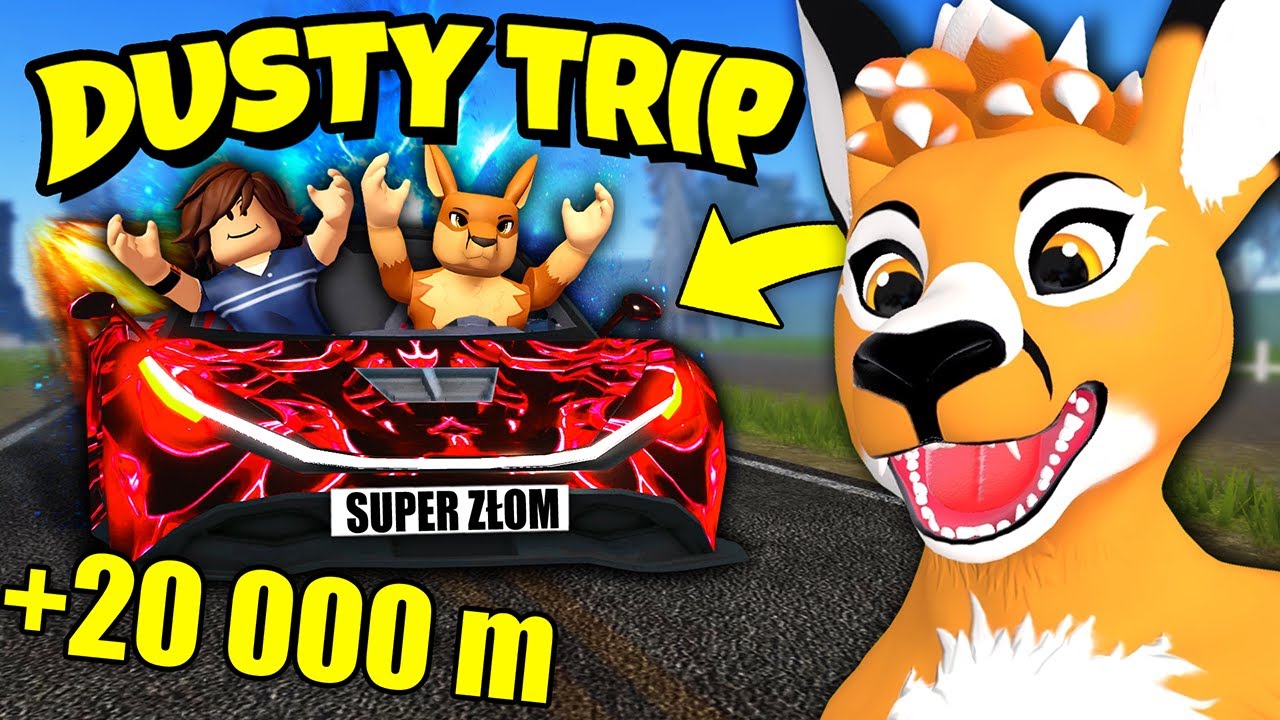 DŁUGA PODRÓŻ, ALE MAMY SUPER-SAMOCHODY w ROBLOX! | DUSTY TRIP *NOWY UPDATE*