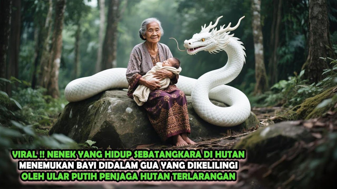VIRAL !! NENEK MISKIN TEMUKAN B0CAH DI GOA BERSAMA ULAR PUTIH RAKSASA , 10 TAHUN KEMUDIAN..