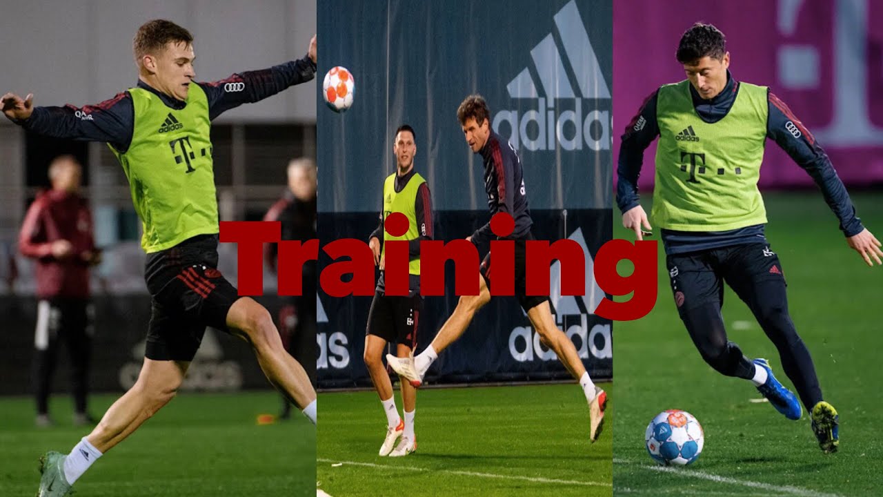 FC Bayern Munich Training 4th Jan: Lewandowski, Müller, Kimmich | First Training Session of 2022