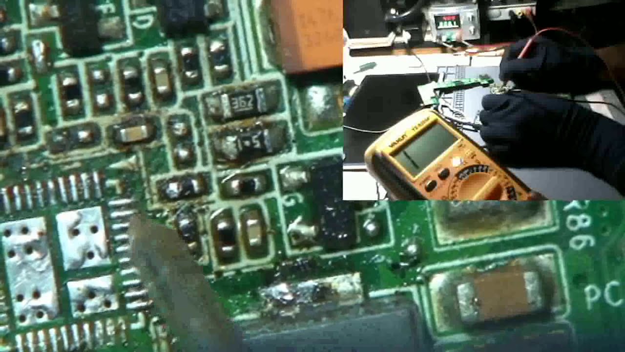 Reparación Canaima Ltrs Rojas Quitar IC de Power y Ponerla a Trabajar Con 2 Puentes ,,,Corto, CIC,