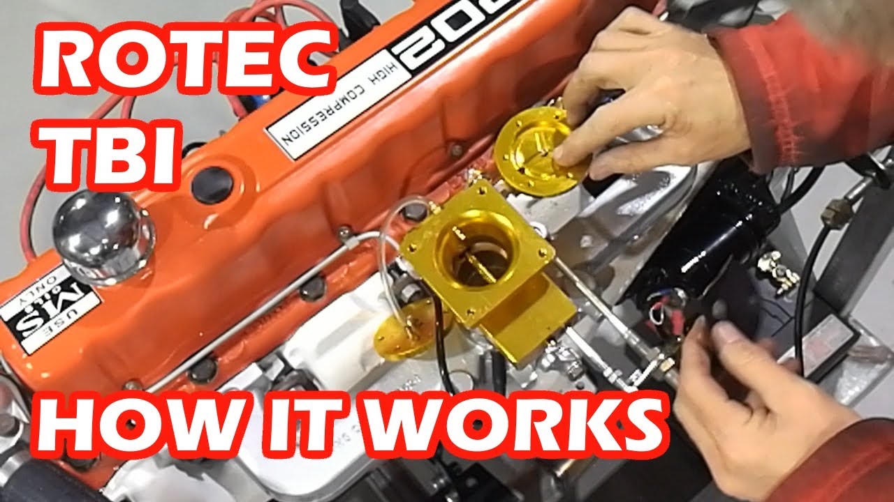 Rotec TBI how it works...50 off 0.3 mm jets!