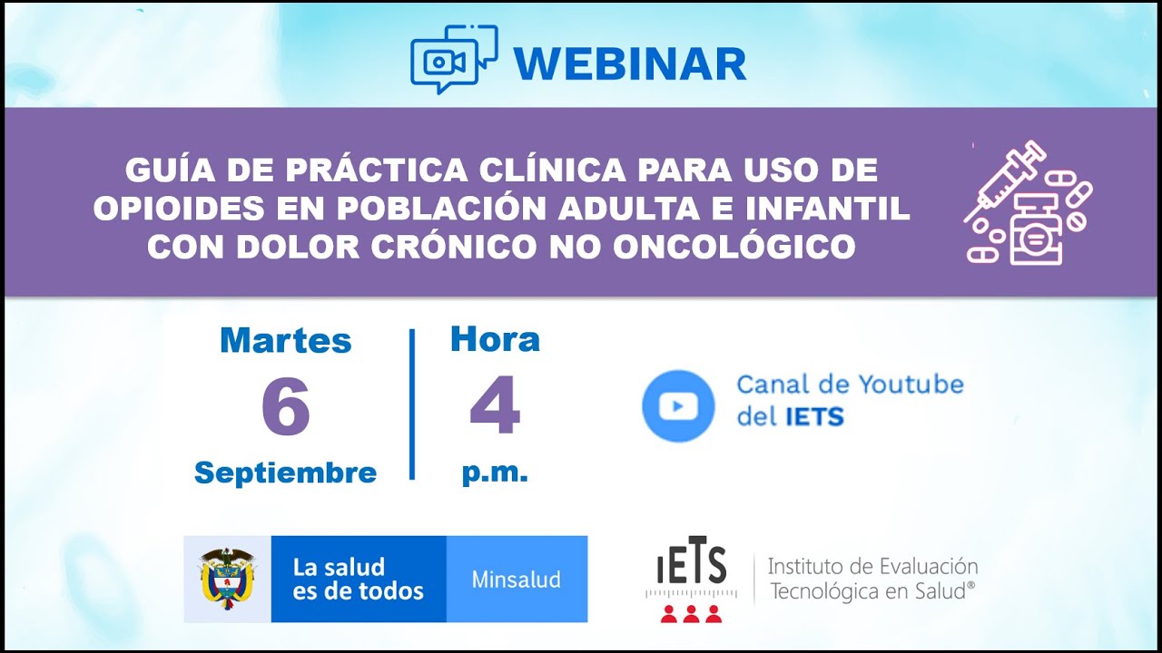 GPC de uso de opioides en dolor crónico no oncológico en población pediátrica y adulta