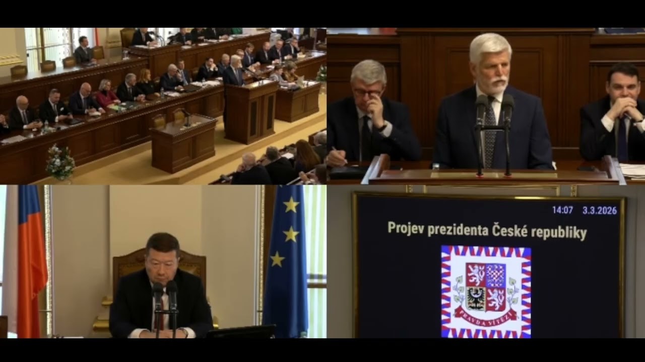 Projev Petra Pavla v poslanecké sněmovně 3.3. 2026