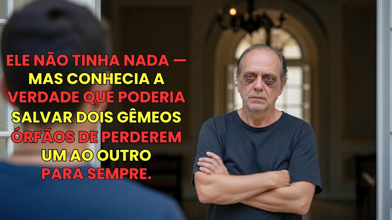 Senhor, aqueles gêmeos são seus! — implorou o menino pobre ao milionário de luto.