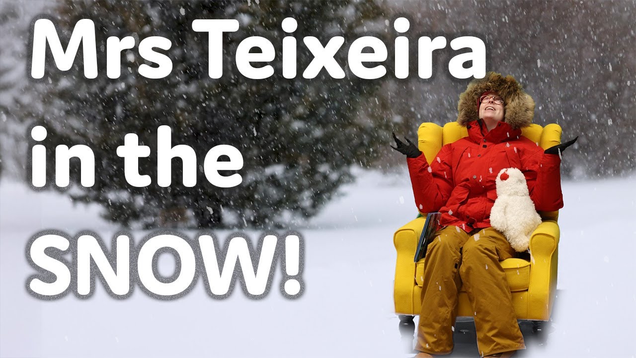 Mrs Teixeira in the Snow