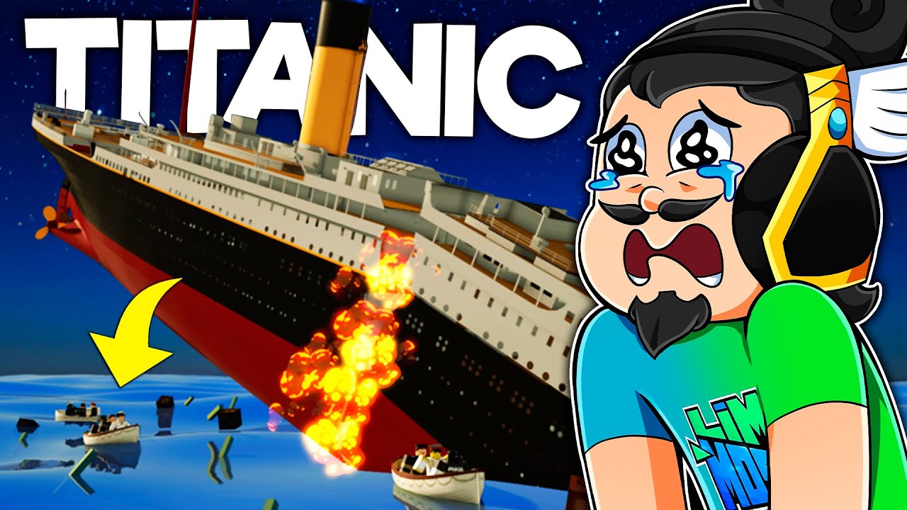 TENTEI mudar a HISTORIA REAL do TITANIC!! Será que ele realmente AFUNDOU?? (TITANIC ROBLOX)