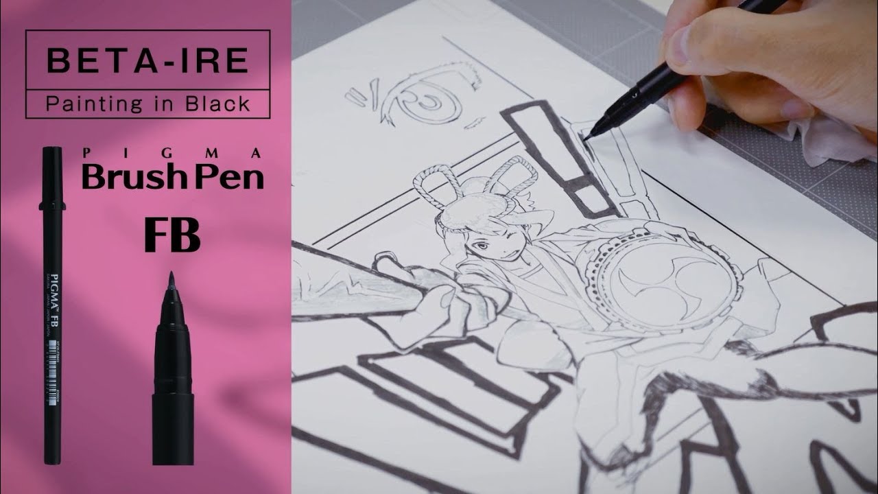 SAKURA - How to Draw MANGA with Pigma Series and Gelly Roll White