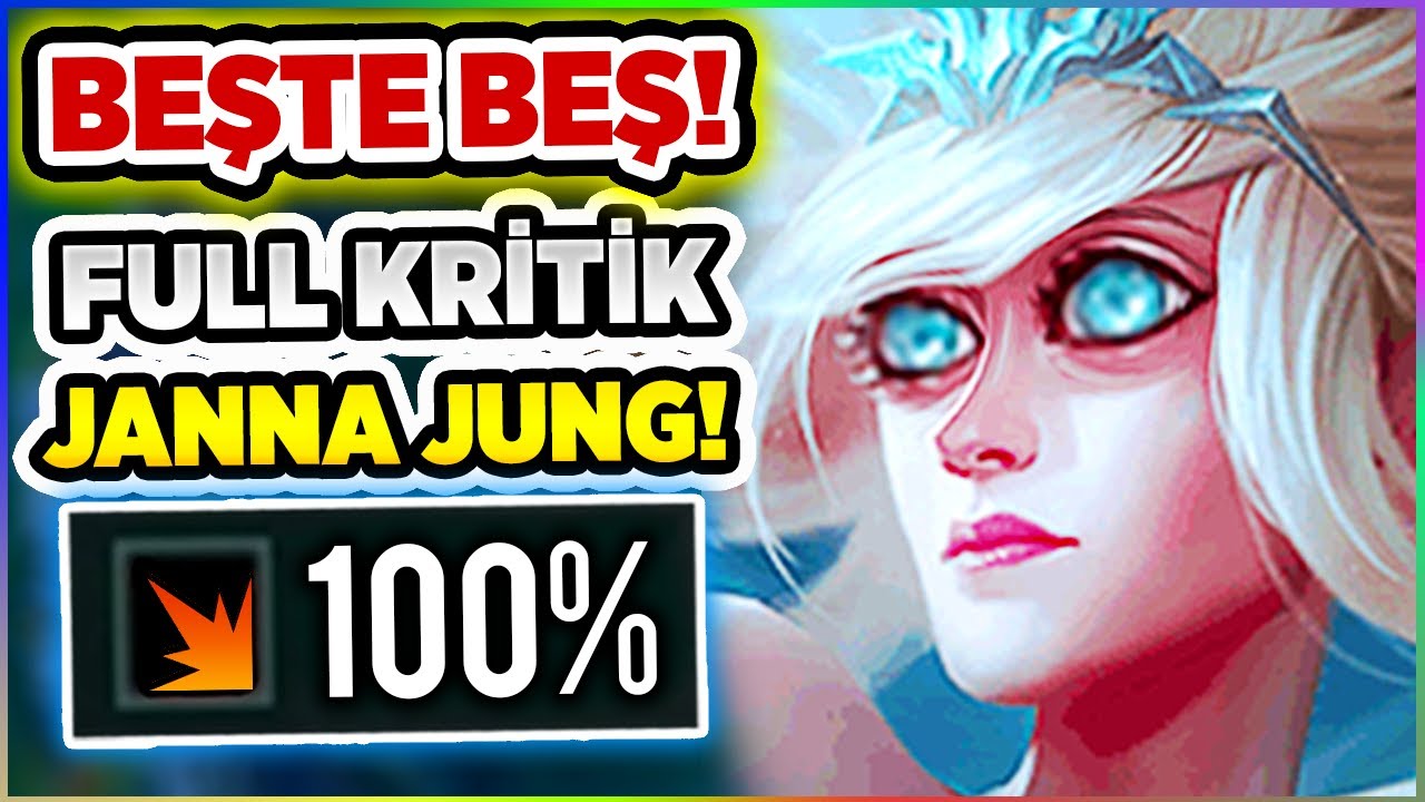 JANNA'YLA PENTA ATTIM &Ccedil;ILDIRDILAR!! 40 KILL FULL KRİTİK JANNA JUNGLE!!!