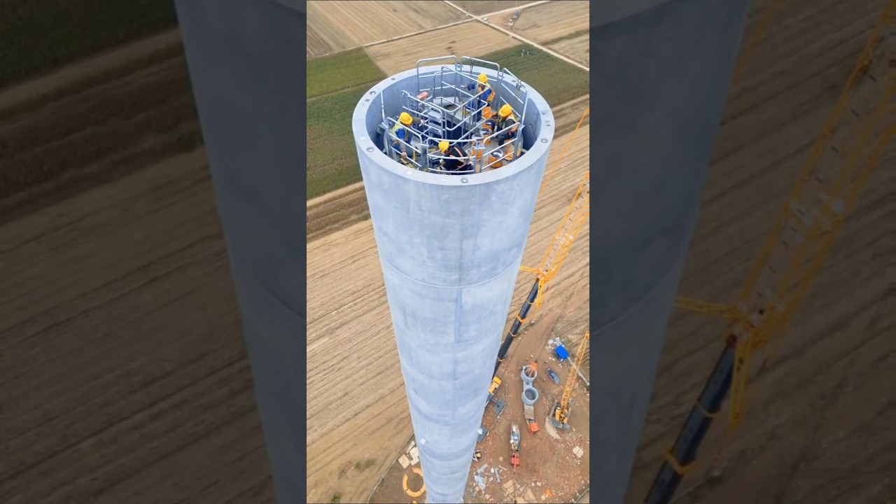 Full record of high altitude wind power assembly #technology #super #scenichighway #wind power