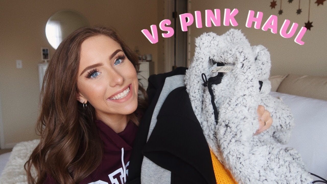 Winter PINK Try On Haul | VS PINK Outfitting | Sweatshirts, Sweaters, & More!