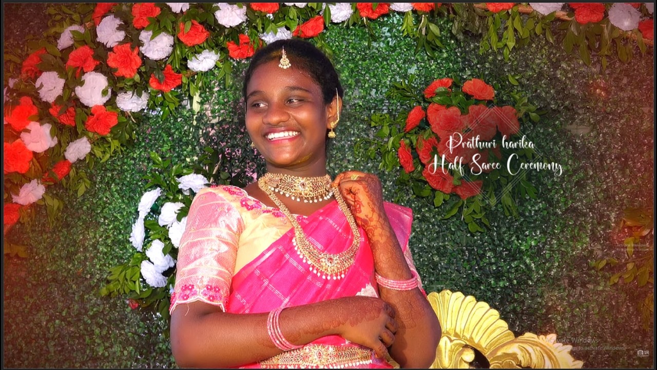 Harika Halfsaree || Halfsaree telugu film || SM PHOTOGRAPHY 8790597660 ||