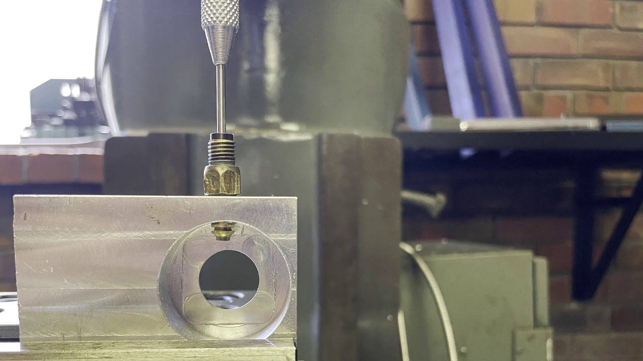 How to clean oil metering unit on Bridgeport milling machine