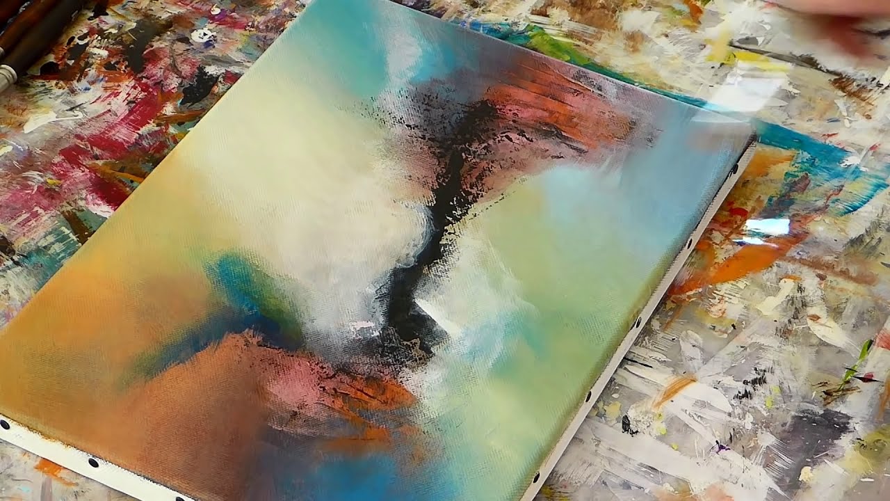 Abstract Art Painting- Peinture acrylique abstraite-Althea