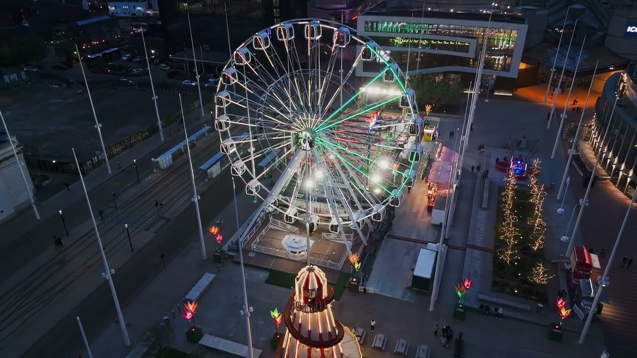 Birmingham Ferris Wheel in Centenary Square