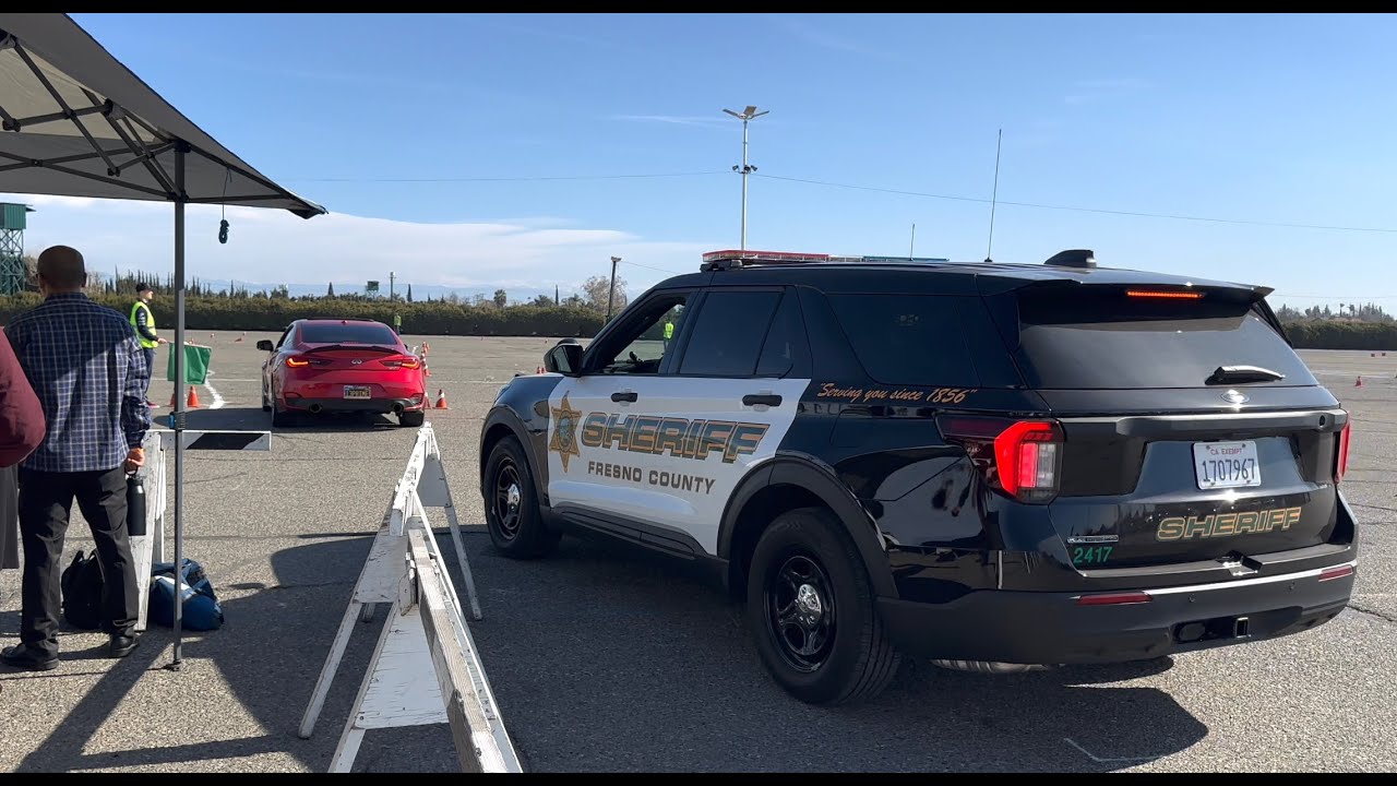 Fresno Law Enforcement vs Local Drivers 2025 Auto Cross Challenge