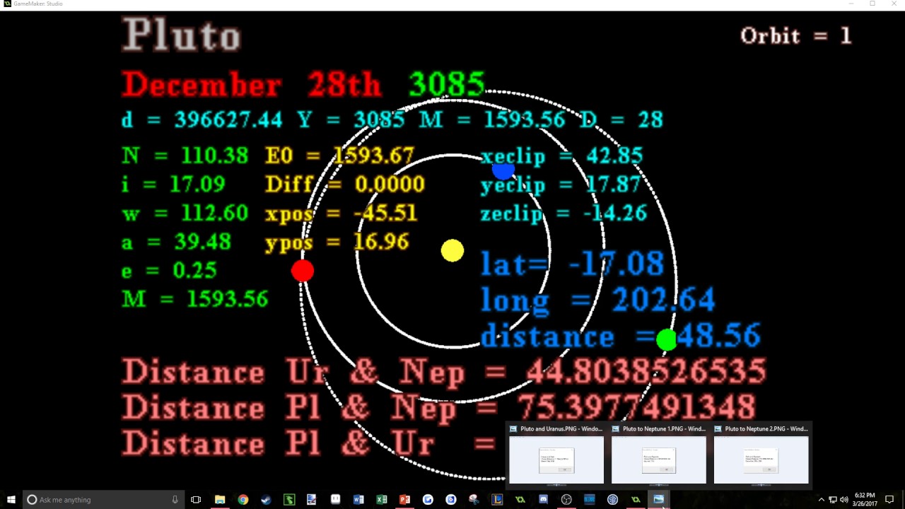 The Planet Position Program