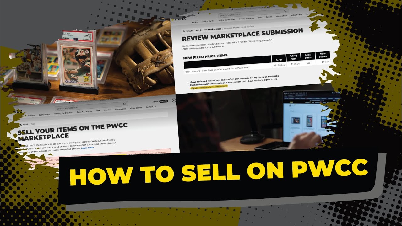 How to Sell Cards & Collectibles On PWCC | Step-By-Step Guide ✅
