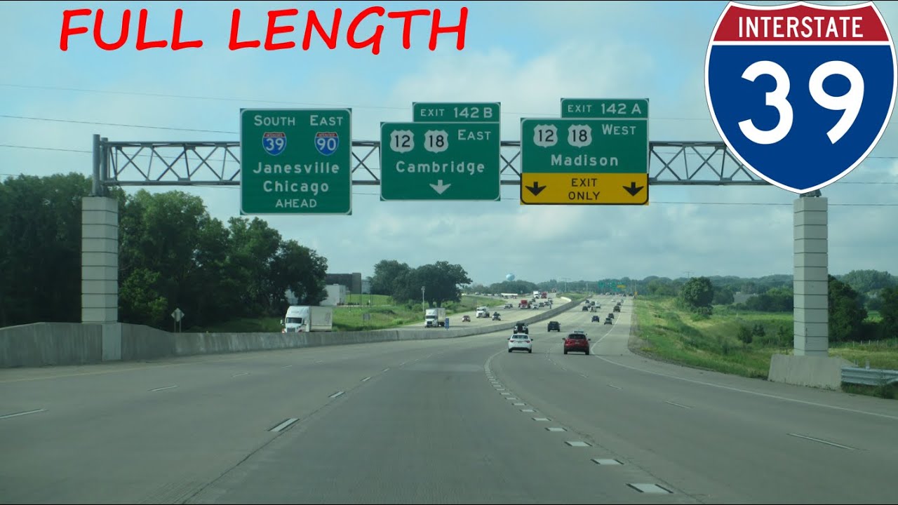 Interstate 39 southbound