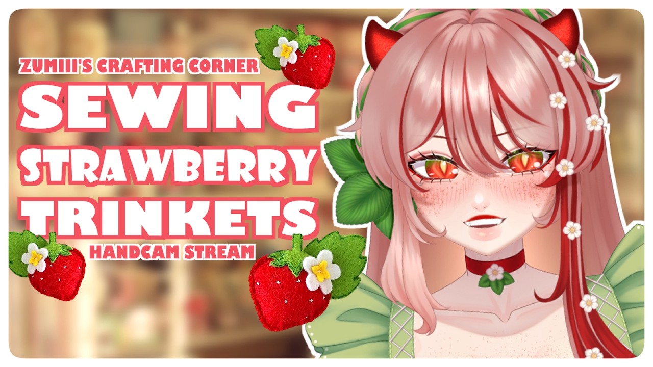 【CRAFTING CORNER】sewing minyums to life 🍓💖