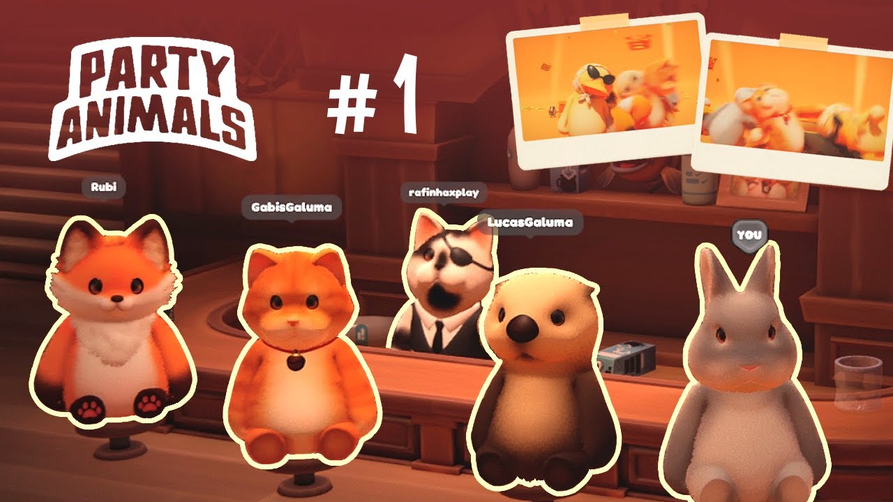 A PANCADARIA mais FOFA que você já viu ❘ Party Animals - Parte #1 com AMIGOS