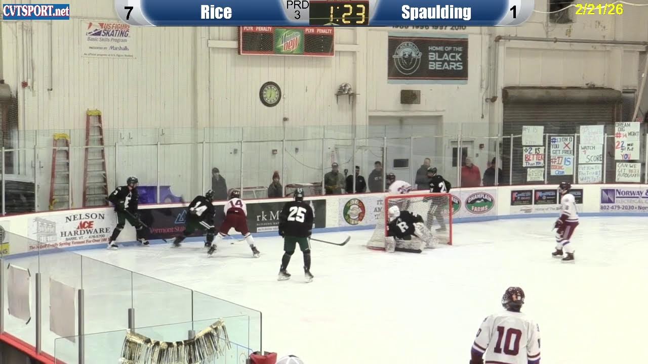 2/21/26-Rice @ Spaulding Boys Hockey