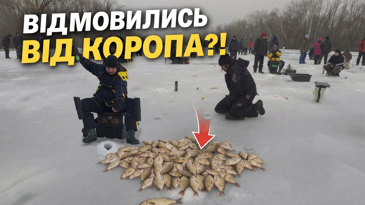 Чому ми відмовились від коропа? Відповідь — на льоду