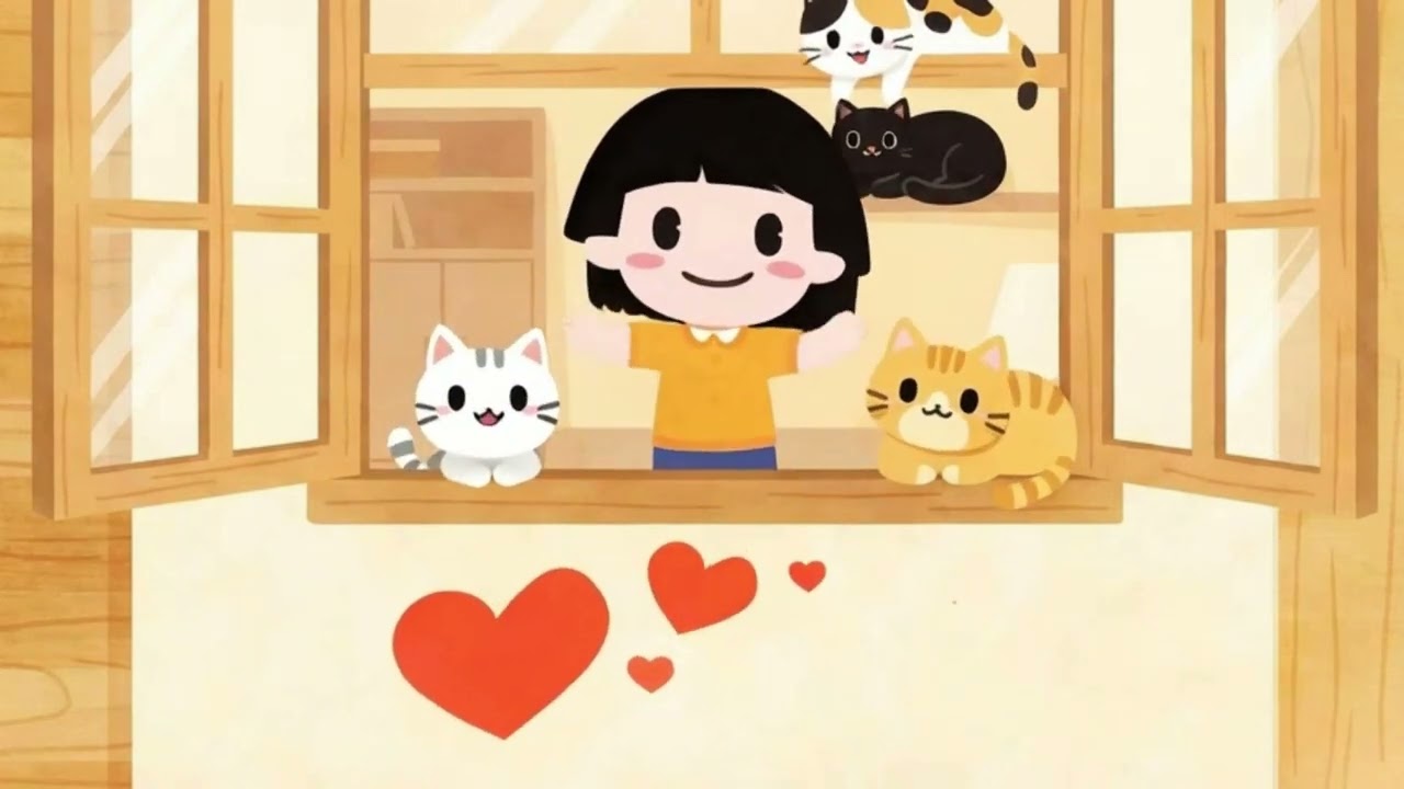 야옹이 🐱 | Meow Meow Cat Song | Animal Songs for Kids