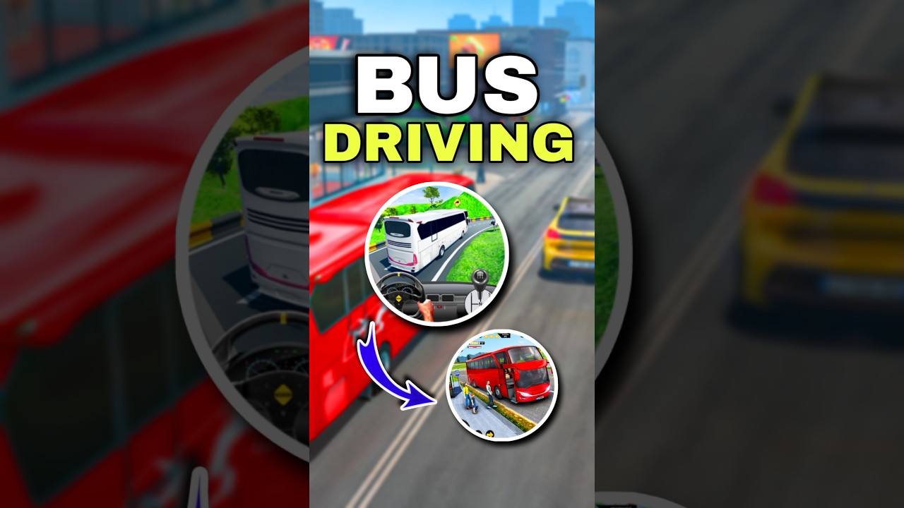 Top 3 Best Bus Driving Games For Android 2025 | Best Bus Simulator Games #shortsfeed #shorts #gaming