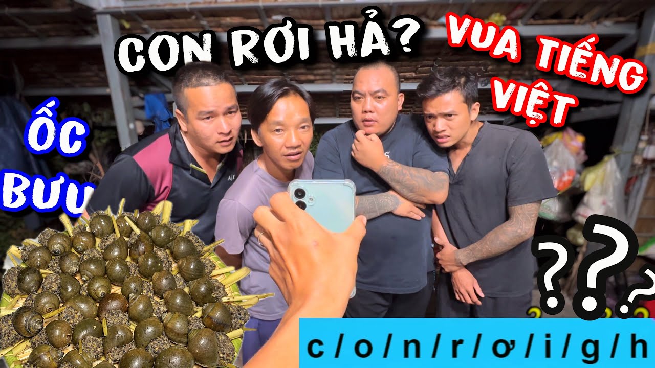 Thánh Xàm chơi Vua Tiếng Việt xếp chữ nhân phẩm ăn ốc bưu nhồi thịt