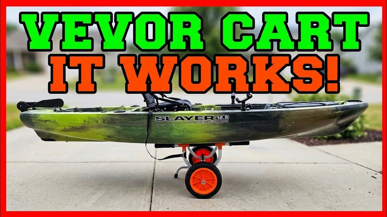 Обзор тележки для каяка Vevor с Slayer Max 12.5 [Работает!!!]