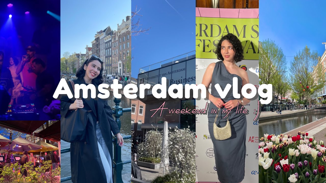 Amsterdam Weekend Vlog | Student at UvA, My First Event, Nights Out & More