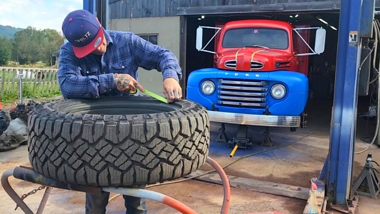 Painting the wheels then reassembling the 1948 Ford Car Hauler 🚚