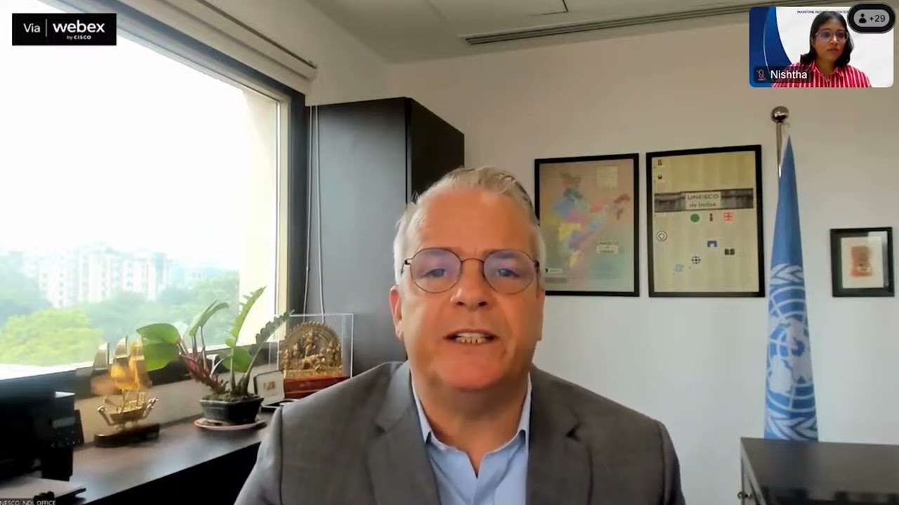 Dr. Tim Curtis from UNESCO, New Delhi | World Maritime Day 2024
