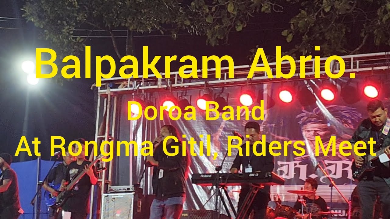 Balpakram Abrio## Doroa Band on 30/01/2026 of  Garo Hills Riders Meet,#Rongma_Gitil