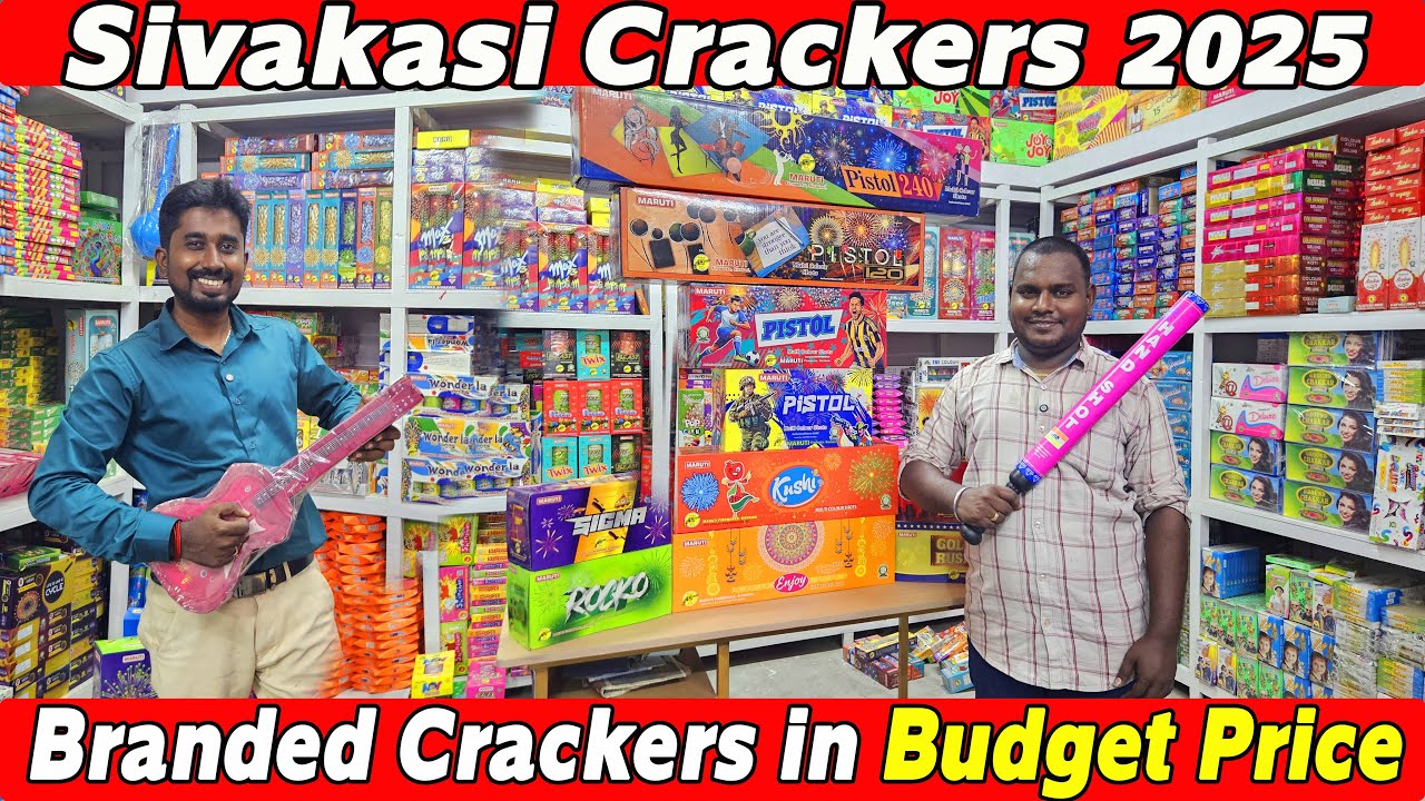 Crackers 2025 / சிவகாசி பட்டாசுகள் 2025 - Sivakasi crackers 2025 / Mani agencies / Vignes Tamizha