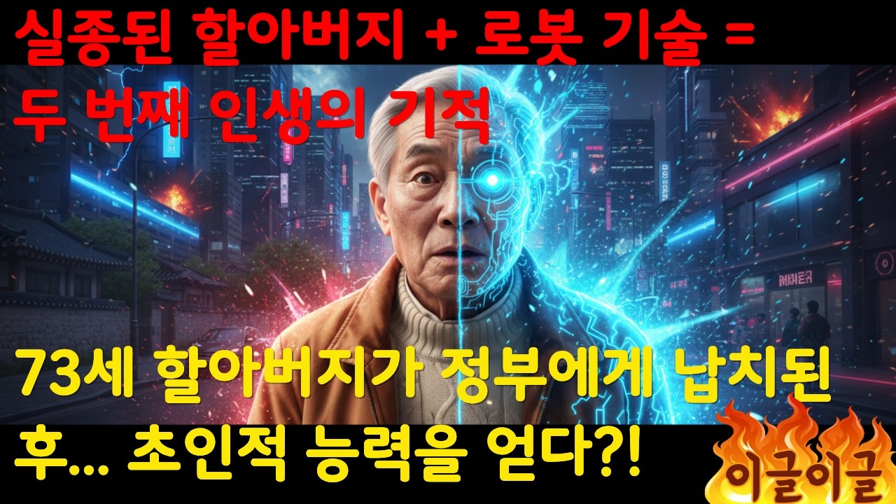 73세 할아버지가 정부에게 납치되어 나노로봇으로...