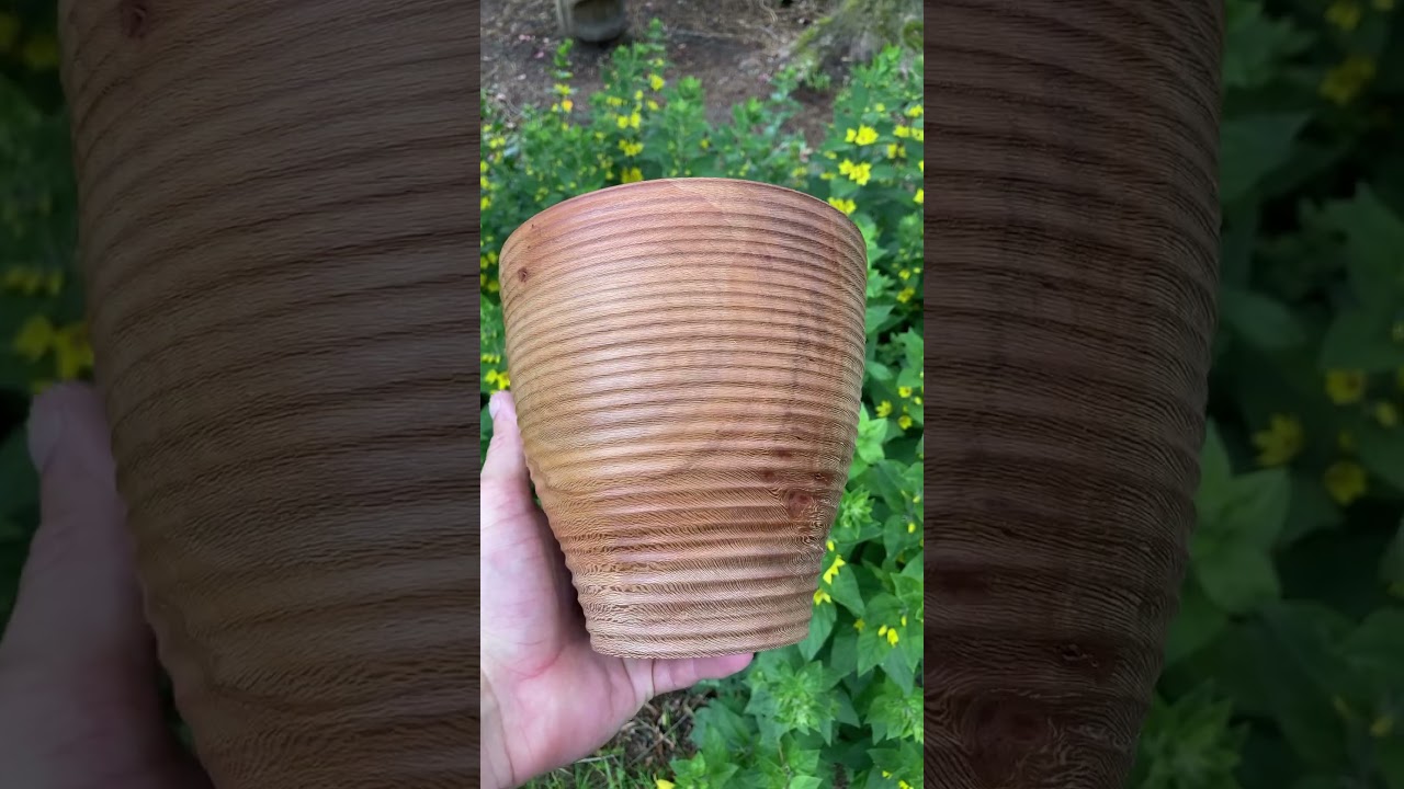 Whistling Lacewood vase. #woodlovers #flowers #garden #whistlingvase #whistling #artwood