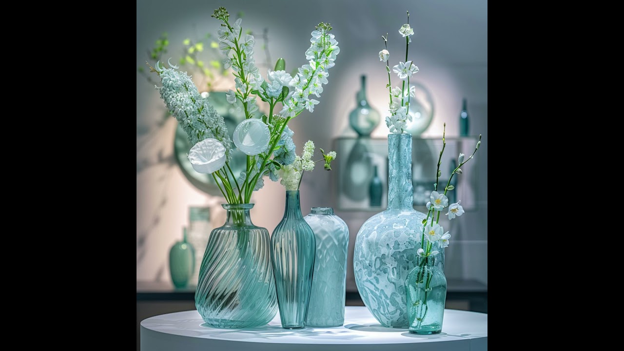 The Artistry in the Stacked Aesthetic of Hand-Blown Glass vase #glassvase  #handblown #glasswares