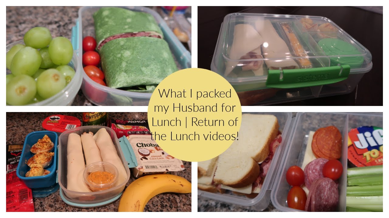 What I packed my Husband for Lunch | Easy Lunch Ideas are Back!